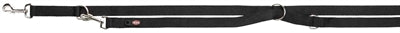 Trixie Hondenriem Premium Verstelbaar Zwart 300X1,5 Cm