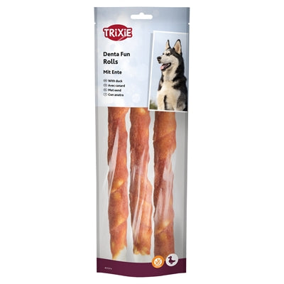 Trixie Denta Fun Duck Chewing Rolls 240 Gr 12 Cm