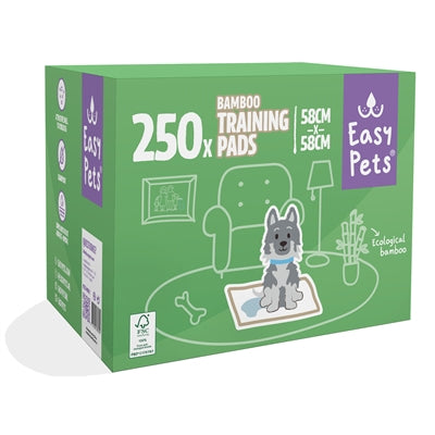 Easypets Puppy Training Pads Bamboo 58X58 Cm 105 St