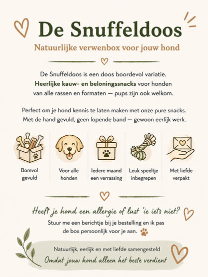 De Snuffeldoos – Verrassingsbox voor honden 🐾